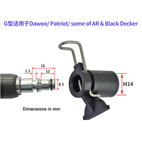 Adaptateur de tuyau de nettoyeur haute pression G1/4\" femelle M14-F pour pistolet à eau de lavage de voiture Karche Nilfisk