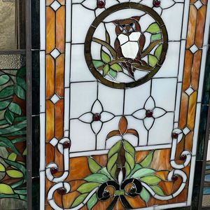 Hojas de vidrieras Tiffany de 3mm Azulejos arquitectónicos Diseño de Arte de vidrio de diamante biselado <span class=keywords><strong>para</strong></span> <span class=keywords><strong>ventanas</strong></span> - Product Image 6