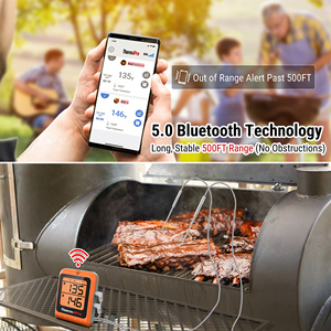 <span class=keywords><strong>Para</strong></span> ThermoPro TP920 150m Termómetro de carne digital recargable <span class=keywords><strong>para</strong></span> cocinar Material inalámbrico y plástico - Product Image 6