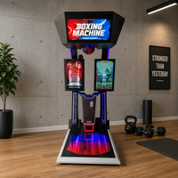 Machine d'arcade de boxe 3D de luxe à écran LCD 32 pouces, à monnayeur, avec classement photo et rédemption de tickets et de boissons, pour centre de jeux