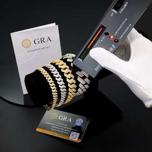 Miami <b>925</b> <b>Silver</b> 8mm 10mm 12mm 14mm 18mm 20mm Sharp Angled Style Cuban Link Chain Iced Out Mossanite Moissanite <b>Bracelet</b> for <b>Men</b> - Product Image 3