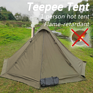 Tente pyramidale ultralégère d'extérieur pour le camping, <span class=keywords><strong>tipi</strong></span> complet, autre tente pour adultes, étanche, double couche, grand équipement <span class=keywords><strong>Tipi</strong></span> - Product Image 5