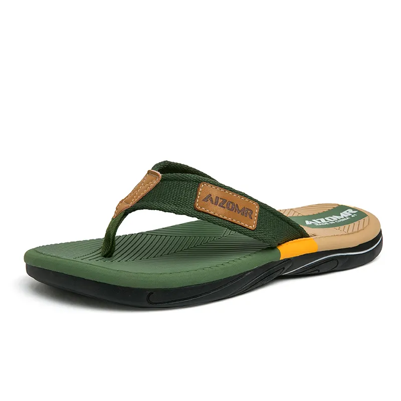 Yeni modeller ayak terlik kapalı açık erkek flip-flop lüks yüksek kalite konfor yumuşak plaj terliği sandalet abd pazarı
