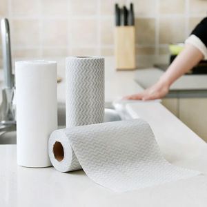 Serviettes de cuisine jetables personnalisées en gros à motif ondulé, absorbantes, lavables en machine - Product Image 5