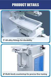 6-màu Máy Trạm tampografia lụa Màn hình <span class=keywords><strong>Pad</strong></span> máy in với băng tải tự động - Product Image 4
