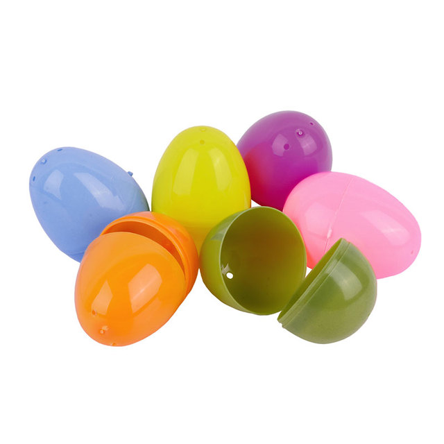 EAGLEGIFTS 2026 Factory Supply Wholesale Custom Assorted Colors Eco-friendly Openable Plastic Easter Eggs 100/Pack Decorations