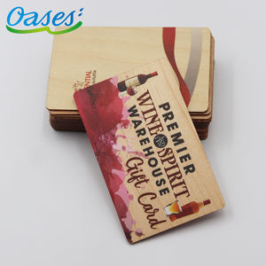 Carte Rfid en bois de bambou avec matériau écologique personnalisé 13.56mhz 1k 4k Chip Nfc Promotion du bois Carte-cadeau de visite - Product Image 5