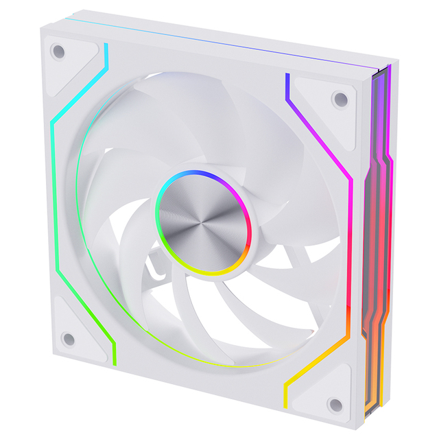 AntarcChill 120mm Silent Fan for PC Cases CPU Coolers Mining Rigs Quiet Cooling Fan with Long Life and High Airflow Ventilation