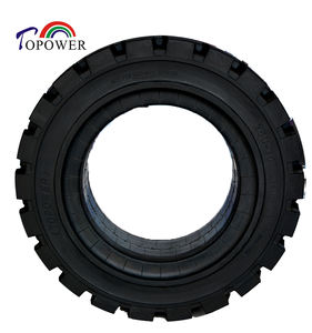 Topower Solid Tire 5.00-8 For Forklifts And Sweepers High <b>Load</b> Capacity - Product Image 3