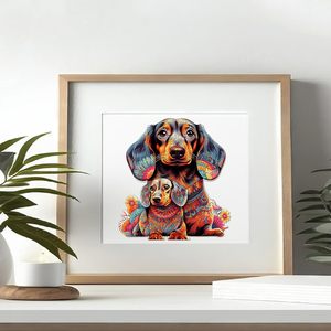 Rompecabezas de madera para perros y gatos Hamaileon, rompecabezas de animales de madera con piezas de forma irregular con gatos y perros - Product Image 6