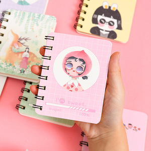 Tùy chỉnh cuộn dây máy tính xách tay đường ngang bên trong trang 80 trang trống notepad trong suốt xoắn ốc ràng buộc đơn giản PP cuốn sách - Product Image 3