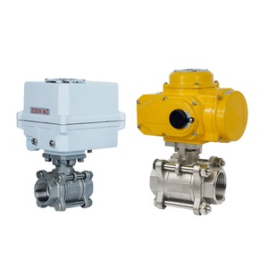 Válvula de Bola de Tres Piezas de Acero Inoxidable WCB/304/316 con Control de Agua, Gas y Aceite, de Paso Completo, con Extremos Roscados y Sellado de PTFE - Product Image 2