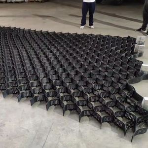 Estabilizador de grava de 50m y 75mm, rejilla HDPE Geocell, precio Geoceldas, estabilizador de grava de 150mm, pendiente de entrada - Product Image 1