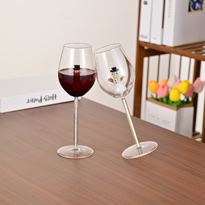 Cadeau de Noël 350ml <span class=keywords><strong>Gobelet</strong></span> en verre borosilicaté transparent en vrac - Product Image 5
