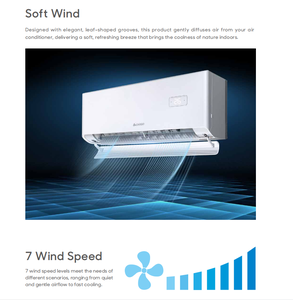 Système split 24000 Btu, climatisation et <span class=keywords><strong>chauffage</strong></span>, climatiseur mural R32, mini climatiseur split <span class=keywords><strong>avec</strong></span> commande Wifi - Product Image 3