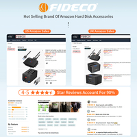 FIDECO-ordenador portátil 3 en 1, dispositivo Usb 3,5 Hdd Ata, convertidor de tarjeta de disco duro 2,5, adaptador Sata a Ide adaptable