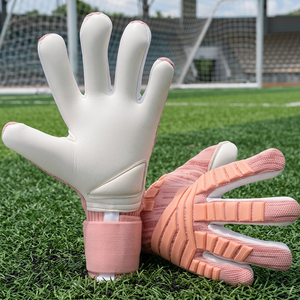 Gants de gardien de but personnalisés de qualité supérieure, antidérapants, respirants, en latex, résistants à l'usure, fermeture à lacets, unisexes, entraînement, compétition, OEM/ODM - Product Image 3