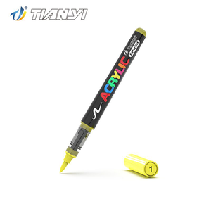 Sıvı Fırça Akrilik Boya Sanat Marker Fineliner Kalem DIY Kart Seramik Taş Cam Kumaş Kumaş Çizim Grafiti - Product Image 4