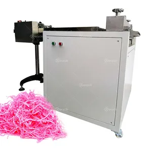 Gift Box Filler Small Shredded Paper Raffia Making Machine Crinkle Cut Paper Cutting Machine