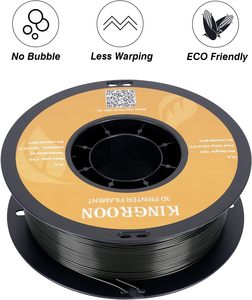 Filament <span class=keywords><strong>officiel</strong></span> KINGROON Premium Pla 1.75mm 1KG(2.2lbs) Précision dimensionnelle +/- 0.02mm Filament d'imprimante 3D EC0-Friendly - Product Image 4