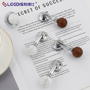 LCCDIS French Style Cabinet Handle Round Brass Wardrobe <b>Door</b> <b>Knob</b> Durable Furniture Hardware - Product Image 4