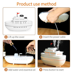 Jcsy Ship Essential Oil Diffuser 0.5L USB Type C 2-8h <b>Timer</b> Fog Humidifier For Home Office Decor - Product Image 4