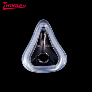 Membantu bernapas dengan lancar masker hidung medis cairan bening silikon wajah penuh Ventilasi noninvasif <span class=keywords><strong>NIV</strong></span> CPAP masker oksigen - Product Image 5