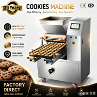 Ligne de production de mouleuses rotatives pour biscuits de boulangerie commerciale avec moules multiples pour biscuits mous et durs