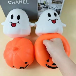 ของเล่นบีบยางรูปผีและฟักทองน่ารักสำหรับฮาโลวีน บีบแล้วคืนรูปช้าๆ ช่วยคลายเครียด ของขวัญรูปทรงเกี๊ยว - Product Image 6