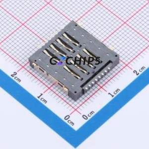 C7406-01 SIM Card Connector SMD Connector ( Body Max Height: 3.4mm )( Operating Temperature: -40℃~+85℃ ) - Product Image 2