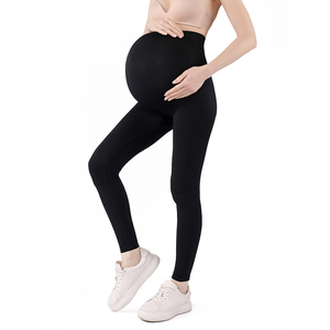 2024 OEM donne incinte maternità Yoga pantaloni Plus Size Slim Fit senza soluzione di continuità indossando glutei pesca Leggings Yoga in gravidanza - Product Image 1
