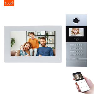 <span class=keywords><strong>Videoportero</strong></span> <span class=keywords><strong>IP</strong></span> Tuya de 2 Cables con Pantalla Táctil de 7 Pulgadas y 2 Cerraduras para Múltiples Apartamentos - Product Image 1