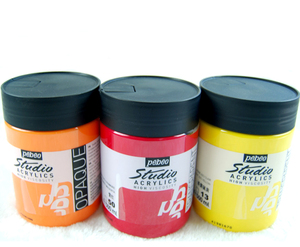 Venta al por <span class=keywords><strong>mayor</strong></span> de alta consistencia 500 ml Pebeo <span class=keywords><strong>estudio</strong></span> acrílico pintura de color para el artista pintura - Product Image 4