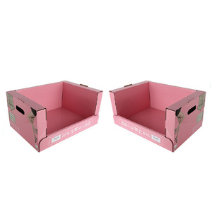 Tùy chỉnh bán lẻ siêu thị giấy Kệ sẵn sàng hiển thị bao bì hộp PDQ tông sóng hộp hiển thị cho chip giấy - Product Image 3