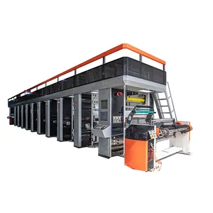 Gravure Printing Machine China 7 Color Is Used For BOPP/PET/PVC/PE/ Aluminum Foil Printing Roto Gravure Printing Machine