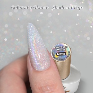 BORN PRETTY - Esmalte de Uñas en Gel UV, Efecto Ojo de Gato, Transparente, Plateado, Iridiscente, Brillante, Súper Flash - Product Image 3