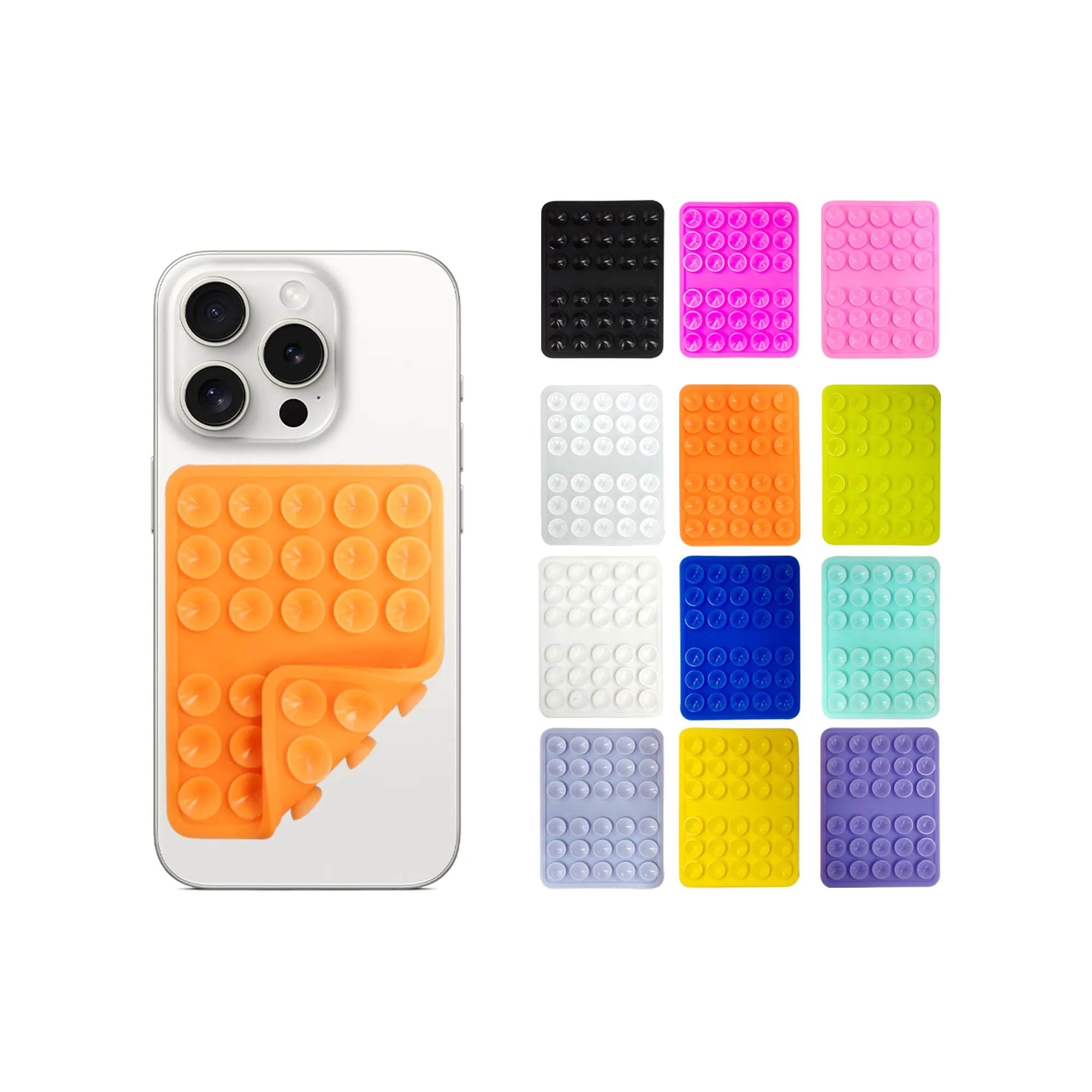 Oem Logo Siliconen Zuig Telefoon Case Mount (Handsfree Telefoon Accessoire Houder Voor Selfies En Video 'S) Fidget Speelgoed Cadeau