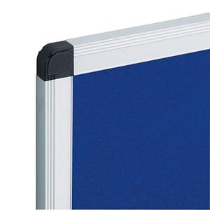 Tableau d'affichage en liège avec <span class=keywords><strong>cadre</strong></span> en aluminium de différentes couleurs et panneau décoratif en tissu - Product Image 4
