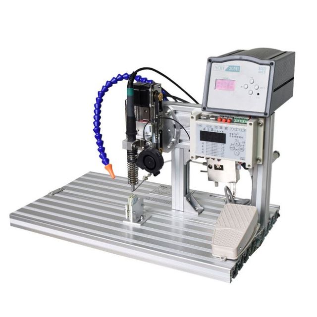 Factory Exports POSITIVE New Semi-automatic Foot-operated Soldering Machine 110/220V 1 Year Warranty