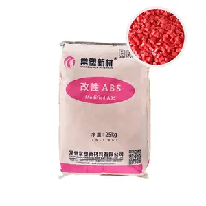 High Gloss ABS Plastic Raw Materials Red Abs Plastic Pellets Engineering Plastic For Daily Necessities