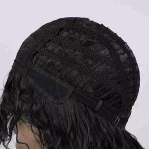 Long Curly 70S 80S Punk Rocker Cosplay <span class=keywords><strong>peluca</strong></span> para mujeres y hombres disfraz de Halloween Cosplay fiesta <span class=keywords><strong>peluca</strong></span> negro - Product Image 6