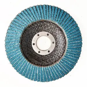 T27 T29 Zirconium Flap Disc Grain 60 115X22Mm Nylon Backing Fast Polishing Europe Quality Flap Disc Grid 80 Stainless Steel