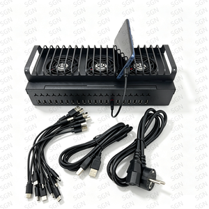Gratis <span class=keywords><strong>software</strong></span> 40 USB hub chassis farm geünificeerde mobiele telefoonbesturing Android telefoon farm box 50 telefoon ontgrendeling mobiele telefoonfarm - Product Image 6