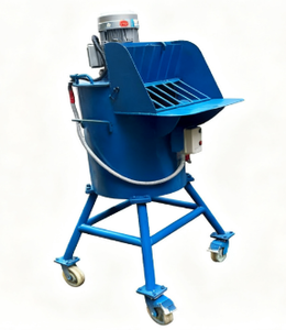Malaxeur à mortier sur roues, facile à déplacer, avec une capacité de 130 L, adapté aux travaux de construction à domicile et sur petite échelle. - Product Image 2