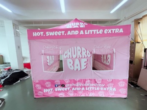 Tente <span class=keywords><strong>de</strong></span> Vente Alimentaire Personnalisée, Barnum Publicitaire 10x10, Vente Chaude, pour Barbecues Extérieurs, Marchés, Festivals, Food Trucks, Stands - Product Image 4