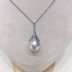 <span class=keywords><strong>Collana</strong></span> con Pendente di <span class=keywords><strong>Perle</strong></span> Barocche Naturali d'Acqua Dolce, Best Seller, con Accento in Zircone, Elegante Gioiello da Indossare Ogni Giorno per Donne - Product Image 1