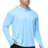 Hoodie de protection solaire UPF 50 pour homme Roadbox, manches longues, quatre saisons, sportif, pêche, natation, randonnée, course à pied, entraînement, rash guard