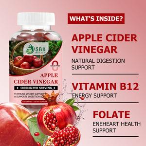 Good Quality Immune System Support Gummy Sugar Free 1000mg Apple Cider Vinegar Gummies ACV Boost Metabolism with Vitamin B12 - Product Image 4