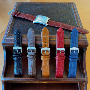 Correa de reloj de cuero genuino de cocodrilo de lujo Elegancia clásica de España Calidad garantizada Tamaños 20mm 22mm - Product Image 6