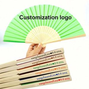 Antique Style Brown Hand Fans Eco-Friendly Folk Art Bamboo Crafts Animal Painting <b>Patterns</b> Promotional Bamboo Straws Included - Product Image 2